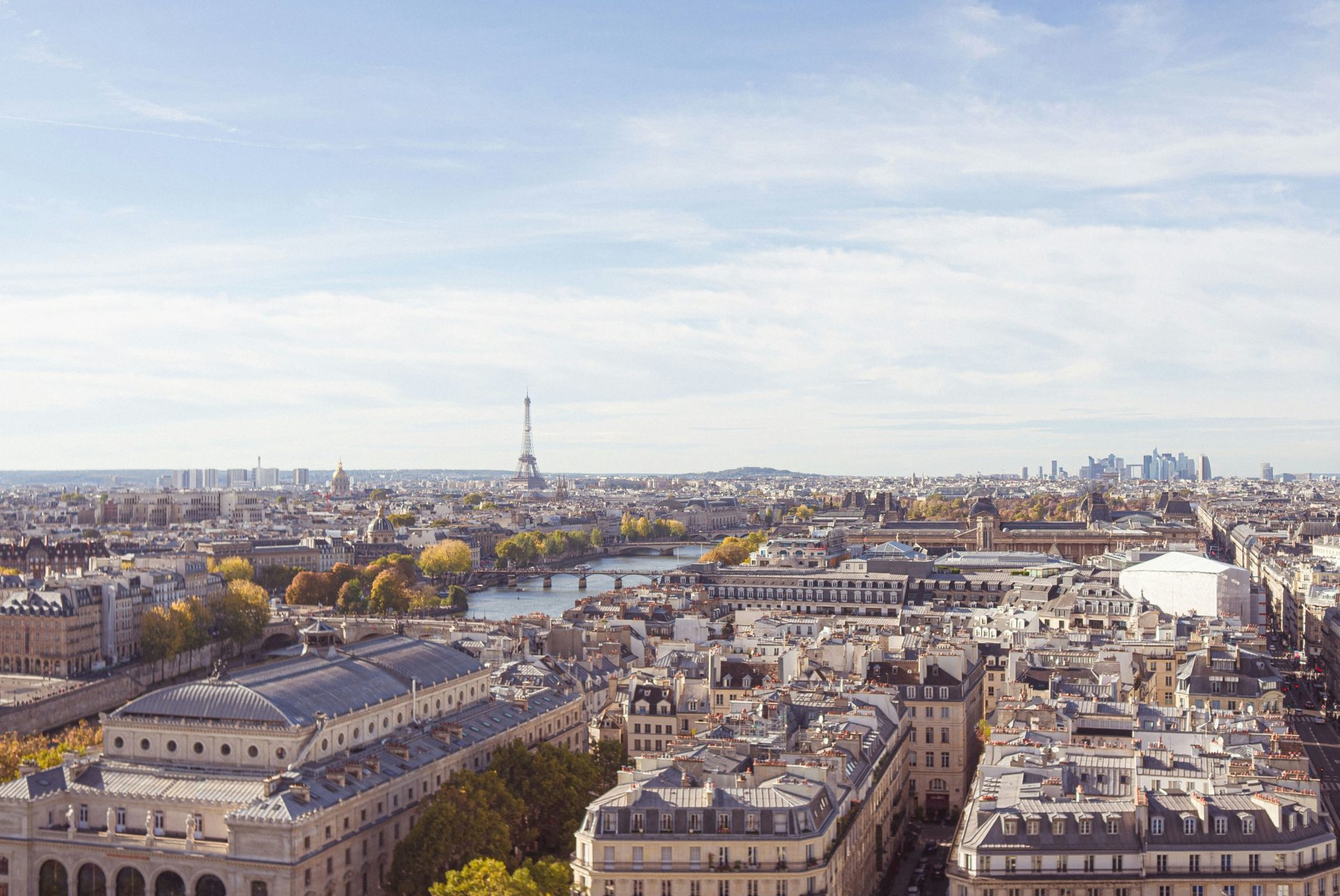 photographie aérienne de la ville